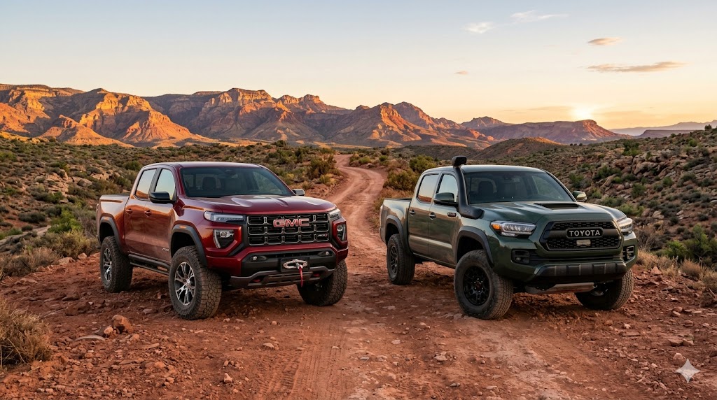 2026 GMC Canyon AT4X vs 2026 Toyota Tacoma TRD Pro: The Midsize Off-Road Truck Test