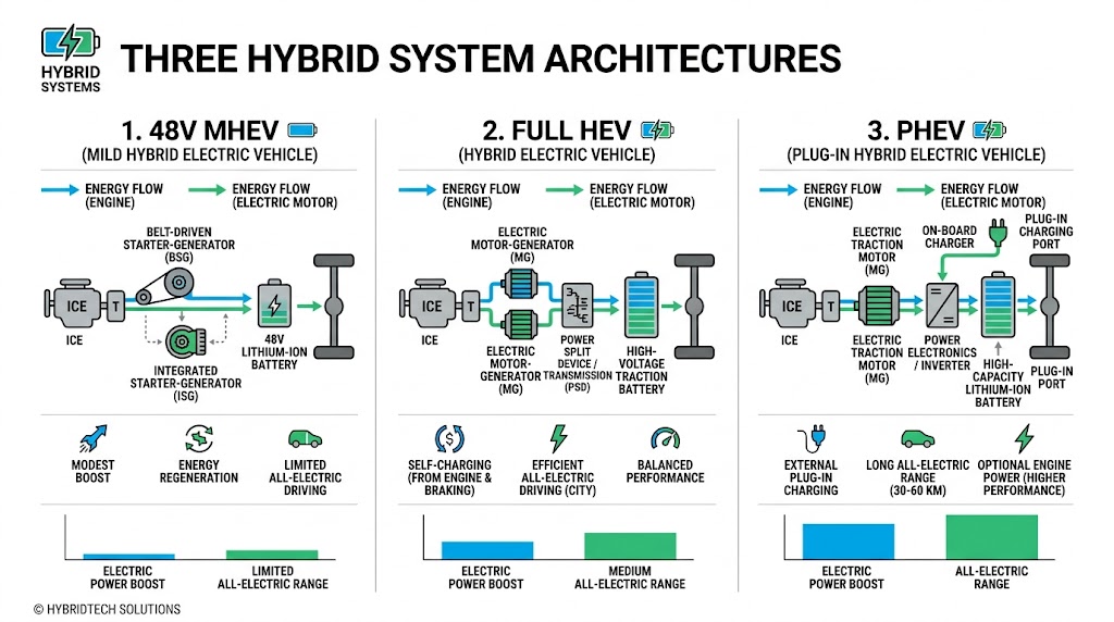 Mild Hybrid vs Full Hybrid: The Difference That Actually Affects Your Fuel Bills